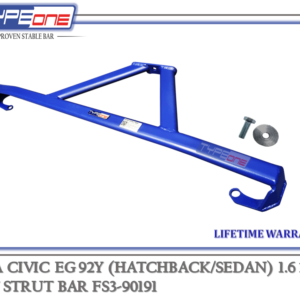 TYPEONE FS3-90191 Front Strut Bar — Honda Civic EG (HATCHBACK) 92Y