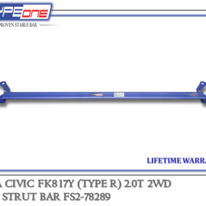 TYPEONE FS2-78289 Front Strut Bar — Honda Civic FK8 (TYPE R) 17Y