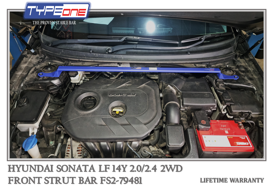 TYPEONE FS2-79481 Front Strut Bar — Hyundai Sonata FL 14Y