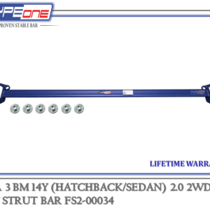 TYPEONE FS2-00034 Front Strut Bar — Mazda 3 (Sedan) BM 14Y