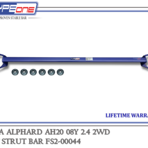 TYPEONE FS2-00044 Front Strut Bar — Toyota Alphard AH20 08Y