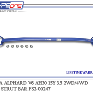 TYPEONE FS2-00247 Front Strut Bar — Toyota Alphard V6 AH30 15Y