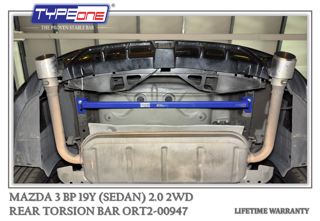 TYPEONE ORT2-00947 Rear Torsion Bar — Mazda 3 (Sedan) BP 19Y