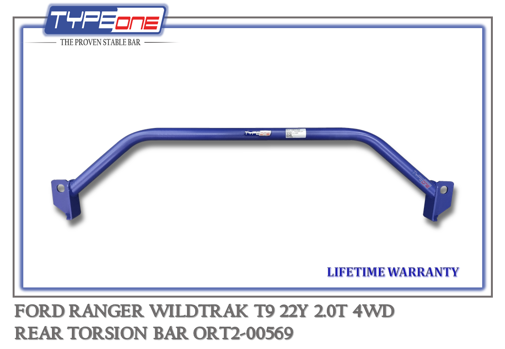 TYPEONE ORT2-00569 Rear Torsion Bar — Ford Ranger Wildtrak T9 22Y