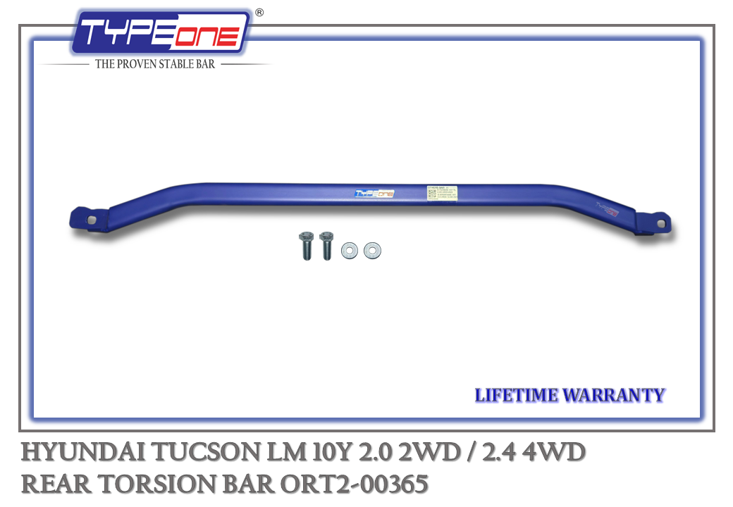 TYPEONE ORT2-00365 Rear Torsion Bar — Hyundai Tucson LM 10Y
