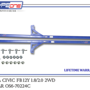 TYPEONE OS6-70224C Side Bar — Honda Civic FB 12Y