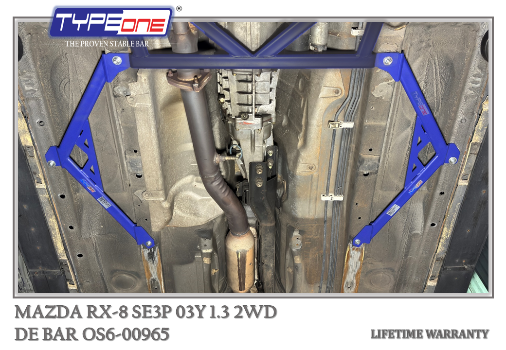 TYPEONE OS6-00965 Side Bar — Mazda RX-8 SE3P 03Y