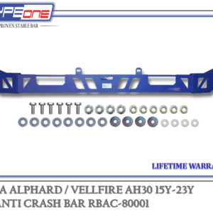 TYPEONE RBAC-80001 Rear Bumper Anti Crash Bar — Toyota Alphard AH30 15Y