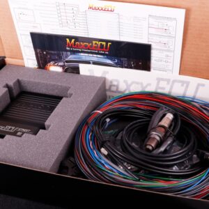 Official manufacturer photo: MaxxECU STREET PREMIUM (ECU, harness, accessories and LSU 4.9) - MaxxECU