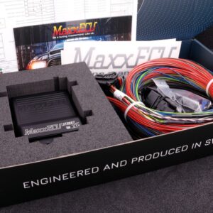Official manufacturer photo: MaxxECU STREET PREMIUM (ECU, harness, accessories and LSU 4.2) - MaxxECU