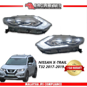 NISSAN X-TRAIL T32 2017-2019 PROJECTOR HI-LO BEAM LED DRL HEADLAMP COMPATIBLE FOR FACELIFT MODEL — Eagle Eyes
