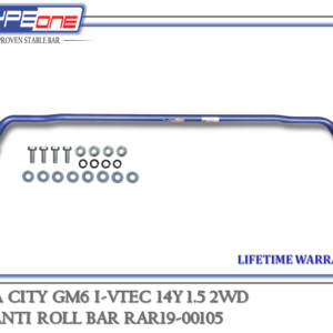TYPEONE RAR19-00105 Rear Anti Roll Bar — Honda City GM6 I-VTEC 14Y