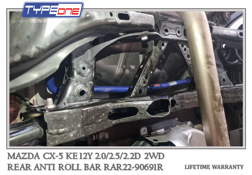 TYPEONE RAR22-90691R Rear Anti Roll Bar — Mazda CX-5 KE 12Y