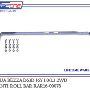 TYPEONE RAR16-00078 Rear Anti Roll Bar — Perodua Bezza D63D 16Y