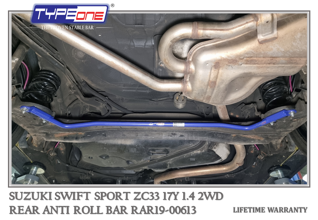 TYPEONE RAR19-00613 Rear Anti Roll Bar — Suzuki Swift Sport ZC33 17Y