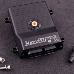 MaxxECU PDM20 with accessories - MaxxECU — manufacturer product photograph