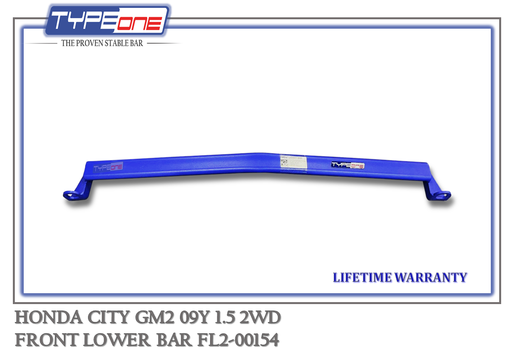 TYPEONE FL2-00154 Front Lower Bar — Honda City GM2 09Y