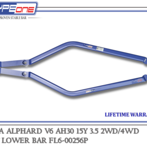 TYPEONE FL6-00256P Front Lower Bar — Toyota Alphard V6 AH30 15Y