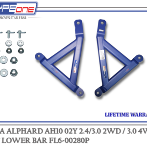 TYPEONE FL6-00280P Front Lower Bar — Toyota Alphard AH10 02Y