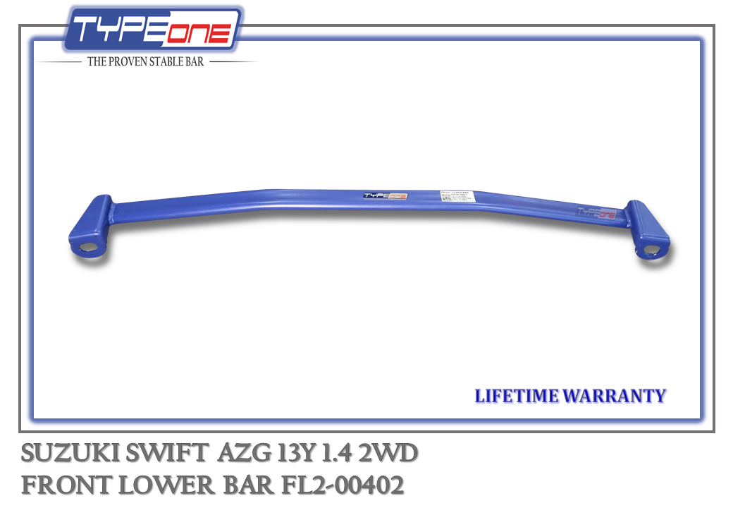 TYPEONE FL2-00402 Front Lower Bar — Suzuki Swift AZG 13Y