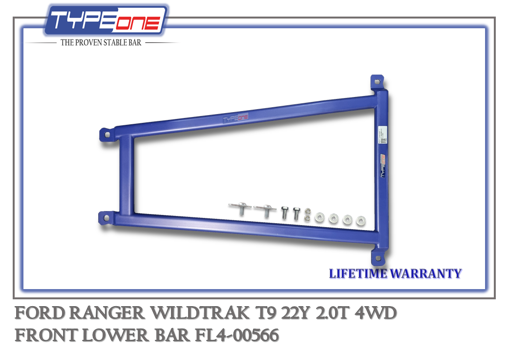 TYPEONE FL4-00566 Front Lower Bar — Ford Ranger Wildtrak T9 22Y