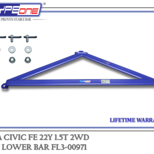 TYPEONE FL3-00971 Front Lower Bar — Honda Civic FE 22Y