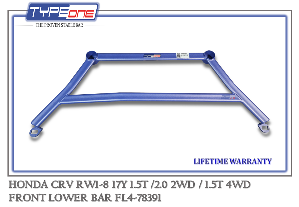 TYPEONE FL4-78391 Front Lower Bar — Honda Crv RW1-8 17Y
