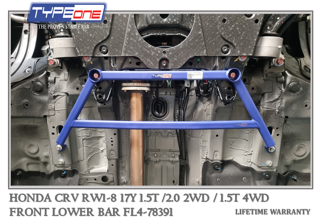 TYPEONE FL4-78391 Front Lower Bar — Honda Crv RW1-8 17Y