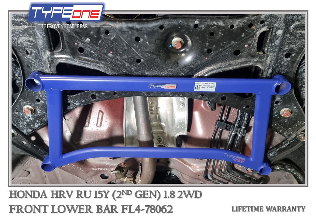 TYPEONE FL4-78062 Front Lower Bar — Honda Hrv RU (2nd GEN) 15Y