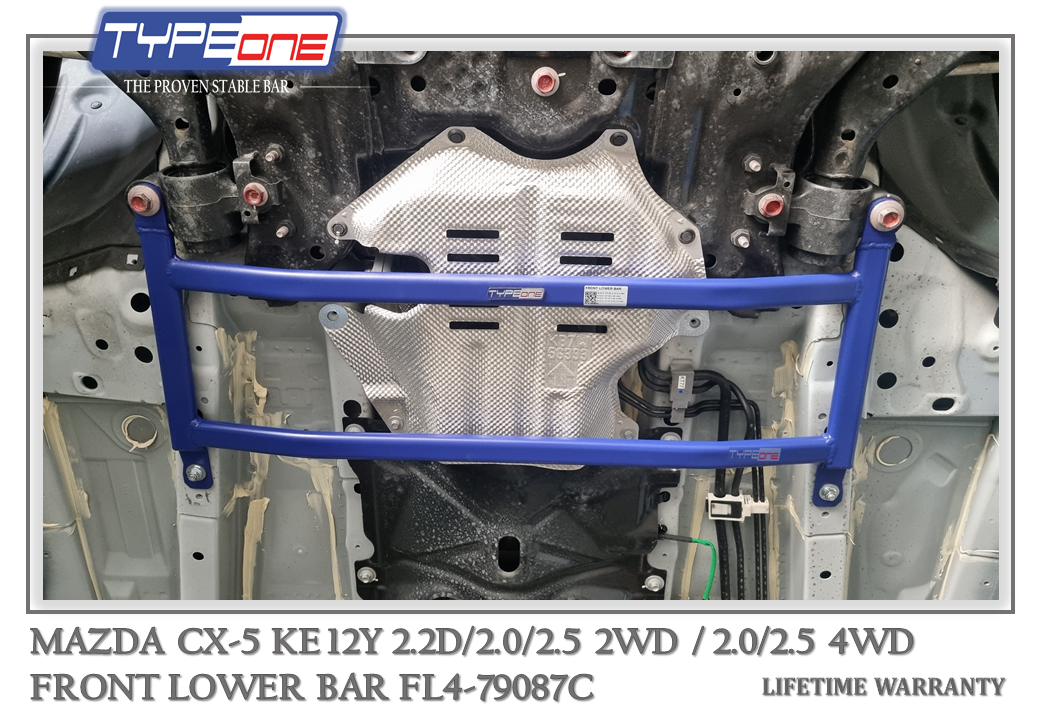 TYPEONE FL4-79087C Front Lower Bar — Mazda CX-5 KE 12Y