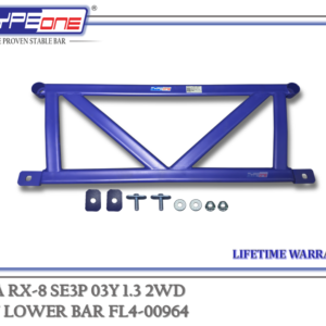 TYPEONE FL4-00964 Front Lower Bar — Mazda RX-8 SE3P 03Y