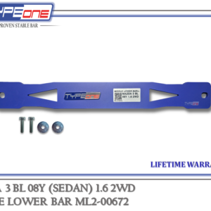TYPEONE ML2-00672 Middle Lower Bar — Mazda 3 (Sedan) BL 08Y