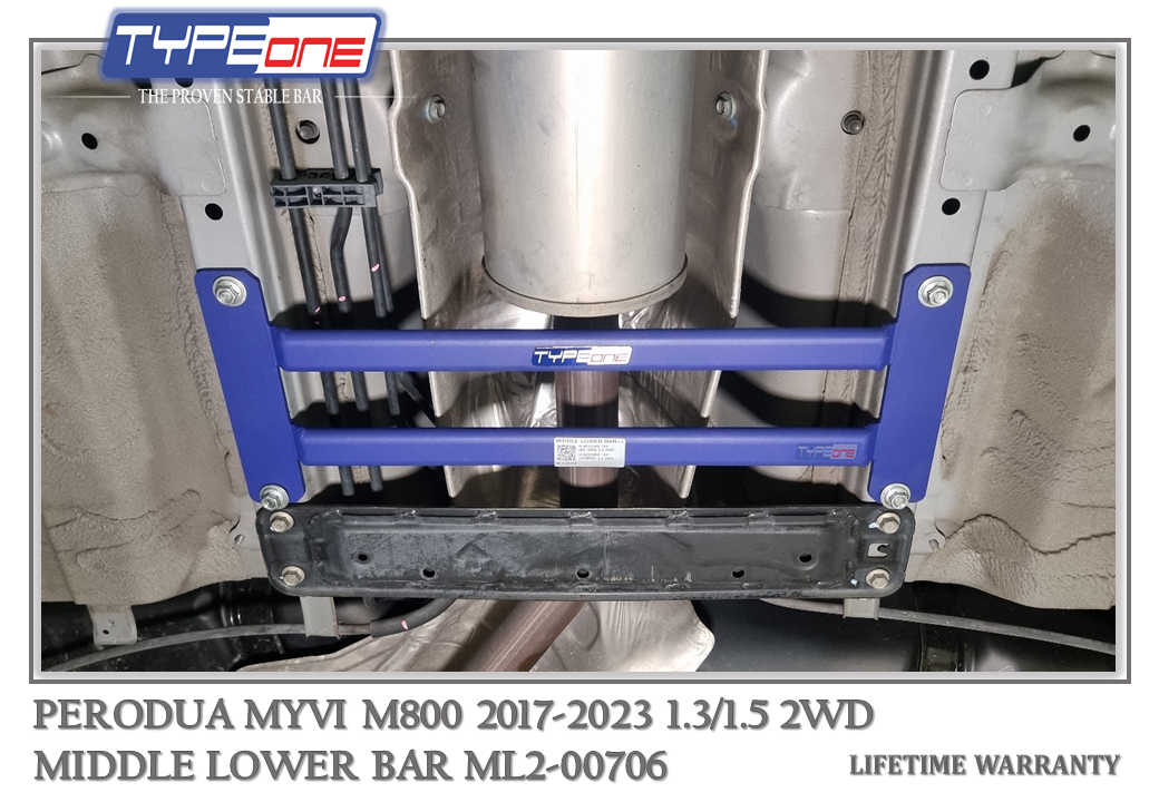 TYPEONE ML2-00706 Middle Lower Bar — Honda Accord CR 13Y