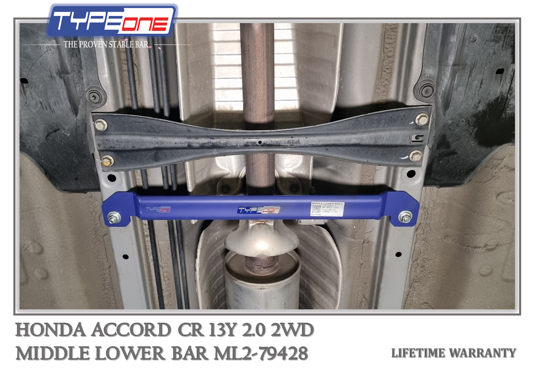 TYPEONE ML2-79428 Middle Lower Bar — Honda Accord CR 13Y