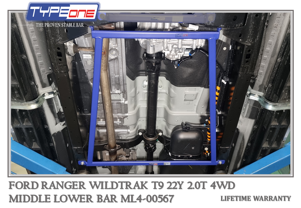 TYPEONE ML4-00567 Middle Lower Bar — Ford Ranger Wildtrak T9 22Y
