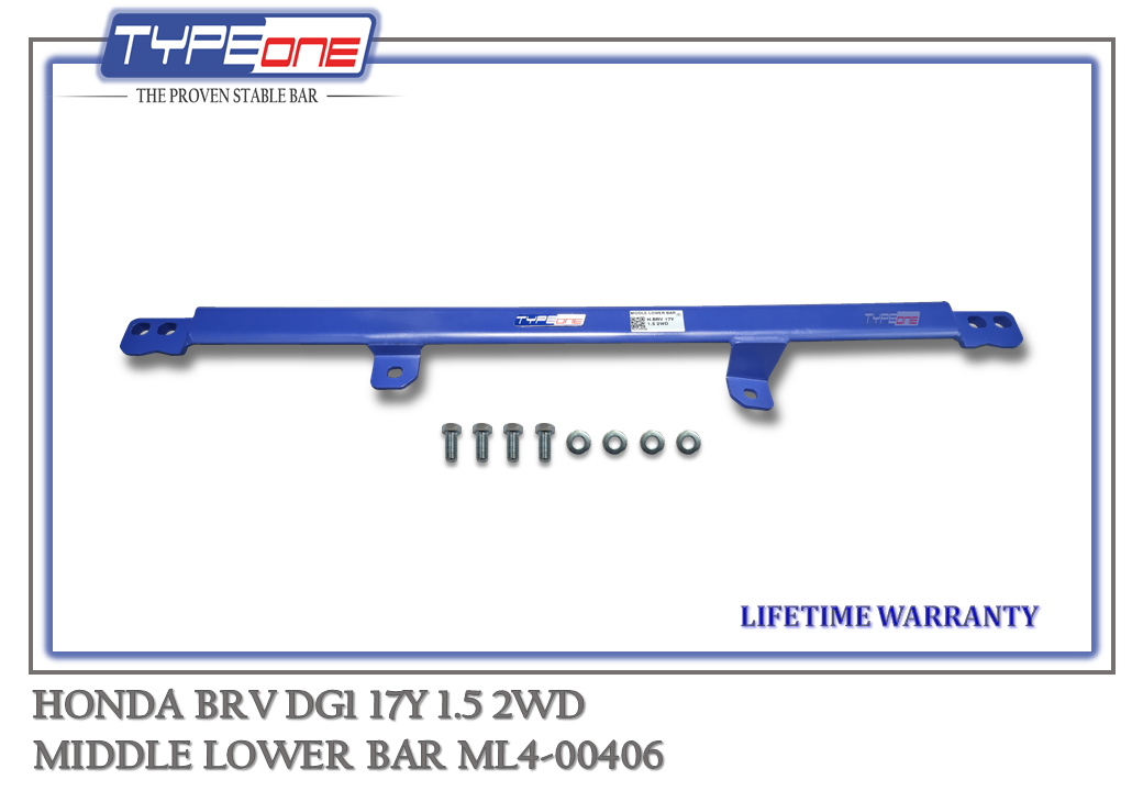 TYPEONE ML4-00406 Middle Lower Bar — Honda BRV DG1 17Y