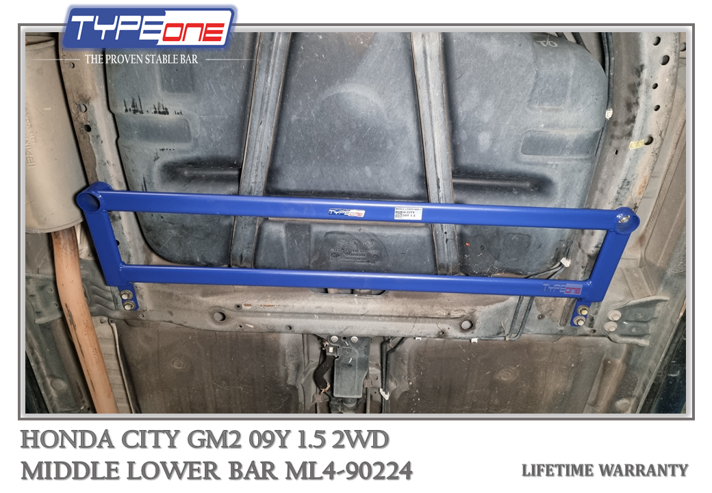 TYPEONE ML4-90224 Middle Lower Bar — Honda City GM2 09Y