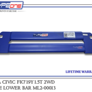 TYPEONE ML2-00013 Middle Lower Bar — Honda Civic FK7 19Y