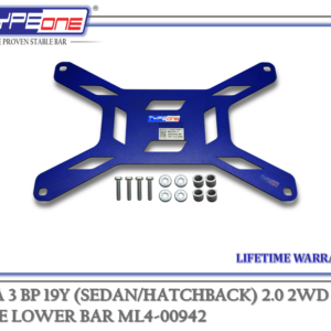 TYPEONE ML4-00942 Middle Lower Bar — Mazda 3 (Sedan) BP 19Y