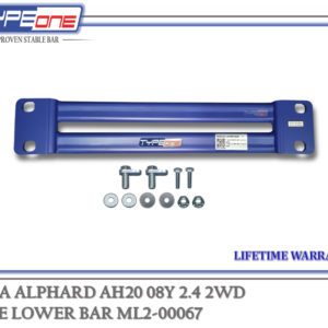 TYPEONE ML2-00067 Middle Lower Bar — Toyota Alphard AH20 08Y