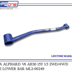 TYPEONE ML2-00249 Middle Lower Bar — Toyota Alphard V6 AH30 15Y