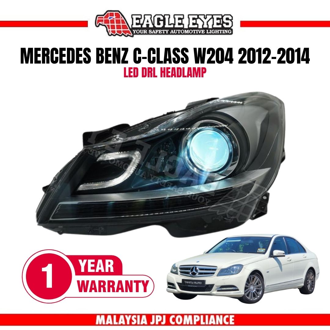 MERCEDES BENZ C-CLASS W204 2012-2014 LED DRL HEADLAMP — Eagle Eyes