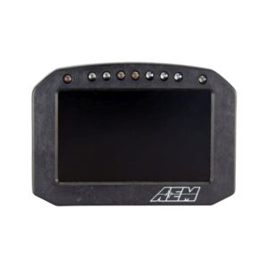 AEM CD-5FLG Carbon Flat Panel Logging Display with Internal GPS AEM original product image