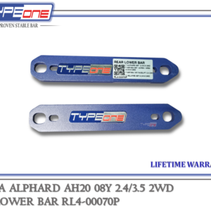TYPEONE RL4-00070P Rear Lower Bar — Toyota Alphard AH20 08Y