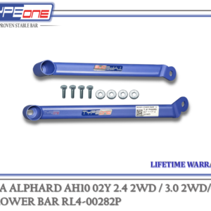 TYPEONE RL4-00282P Rear Lower Bar — Toyota Alphard AH10 02Y