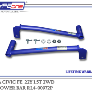 TYPEONE RL4-00972P Rear Lower Bar — Honda Civic FE 22Y