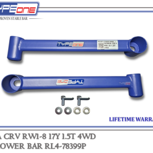 TYPEONE RL4-78399P Rear Lower Bar — Honda Crv RW1-8 17Y