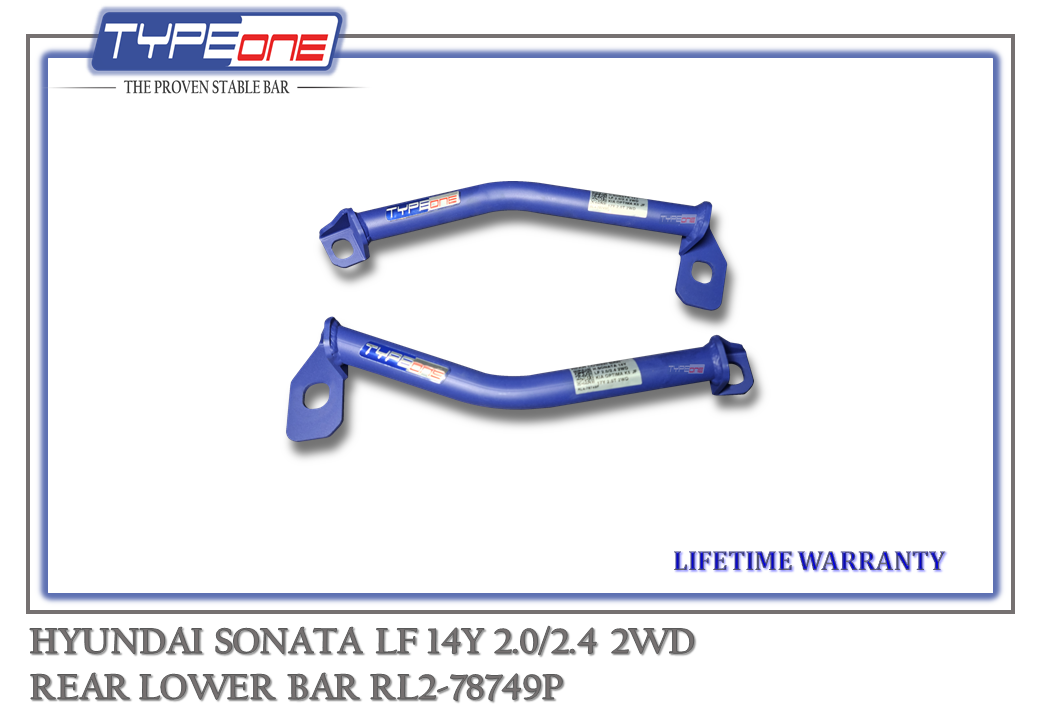 TYPEONE RL2-79486 Rear Lower Bar — Hyundai Sonata LF 14Y