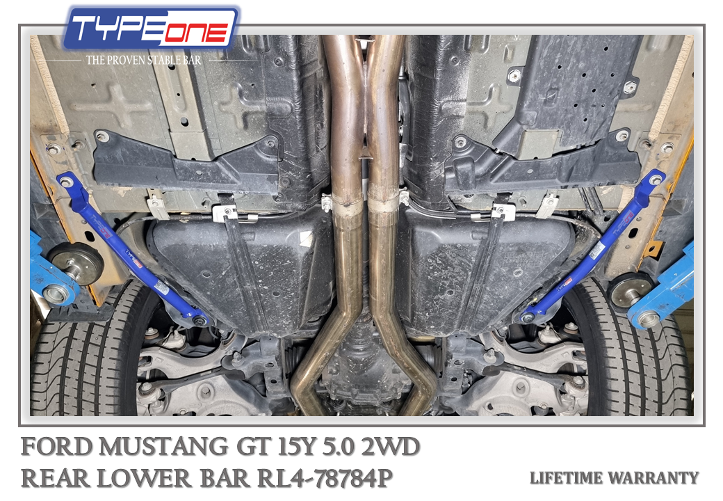 TYPEONE RL4-78784P Rear Lower Bar — Ford Mustang GT 15Y