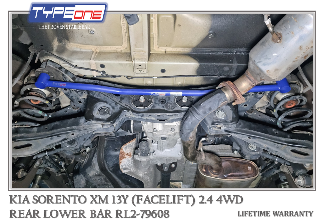 TYPEONE RL2-79608 Rear Lower Bar — Kia Sorento (Facelift) XM 13Y